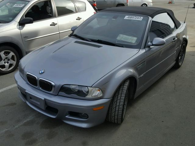 WBSBR93403PK02813 - 2003 BMW M3 GRAY photo 2