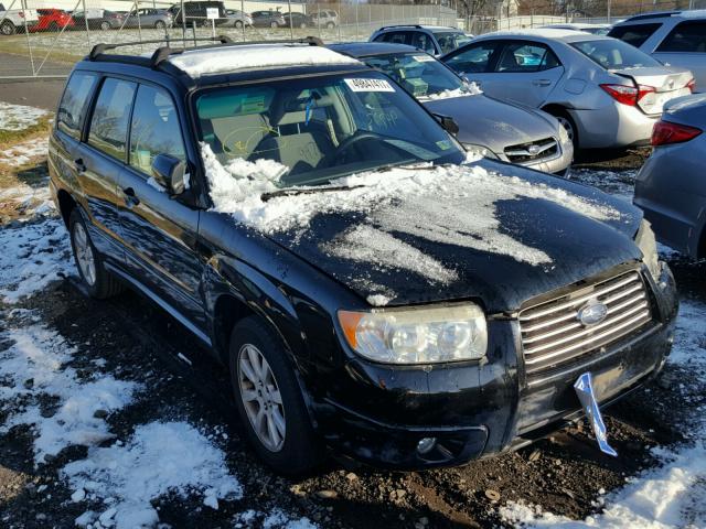 JF1SG65628H726403 - 2008 SUBARU FORESTER 2 BLACK photo 1