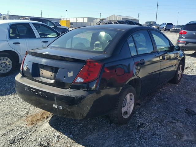 1G8AG52F05Z154168 - 2005 SATURN ION LEVEL BLACK photo 4