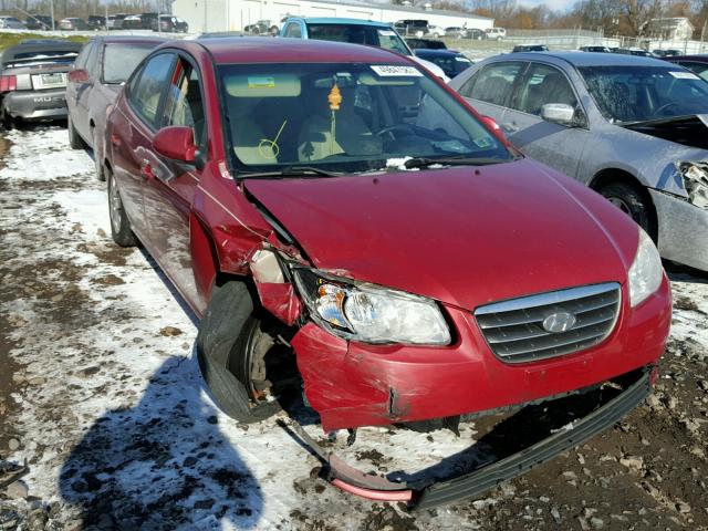 KMHDU46D19U648777 - 2009 HYUNDAI ELANTRA GL RED photo 1