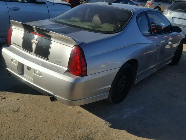 2G1WL16C569415525 - 2006 CHEVROLET MONTE CARL ვერცხლისფერი ფოტო 4