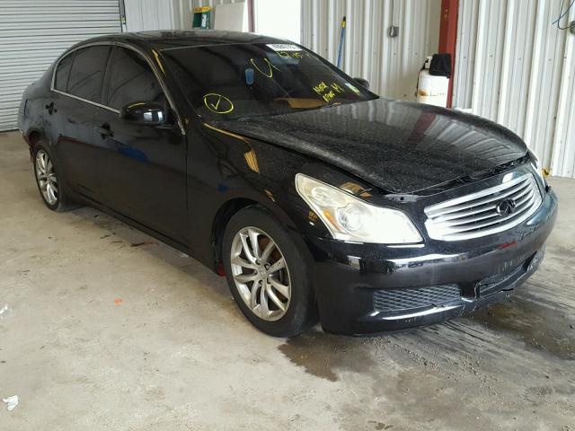 JNKBV61E27M708582 - 2007 INFINITI G35 BLACK photo 1