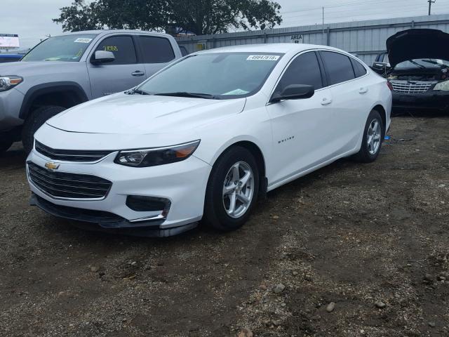 1G1ZB5ST3HF100360 - 2017 CHEVROLET MALIBU LS თეთრი ფოტო 2