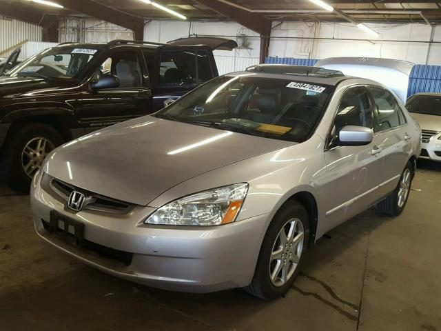 1HGCM66524A062699 - 2004 HONDA ACCORD EX SILVER photo 2