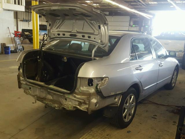 1HGCM66524A062699 - 2004 HONDA ACCORD EX SILVER photo 4