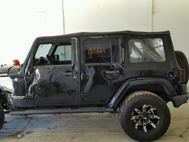 1J8GA591X7L106672 - 2007 JEEP WRANGLER S BLACK photo 9