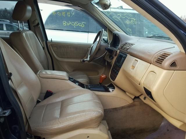 4JGAB72E3YA202509 - 2000 MERCEDES-BENZ ML 430 蓝色 照片 5