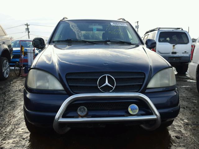 4JGAB72E3YA202509 - 2000 MERCEDES-BENZ ML 430 蓝色 照片 9