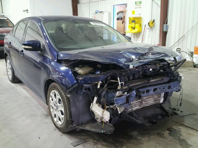 1FAHP3F28CL130092 - 2012 FORD FOCUS SE BLUE photo 1