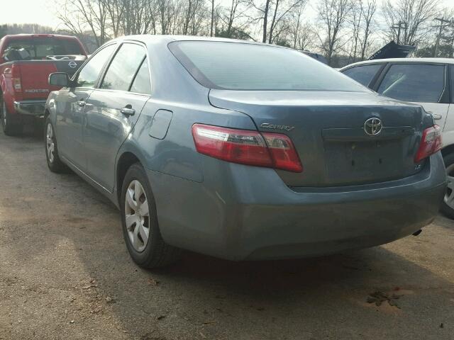 4T1BE46K49U796313 - 2009 TOYOTA CAMRY BASE GREEN photo 3