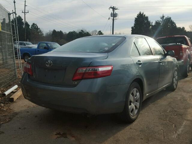 4T1BE46K49U796313 - 2009 TOYOTA CAMRY BASE GREEN photo 4