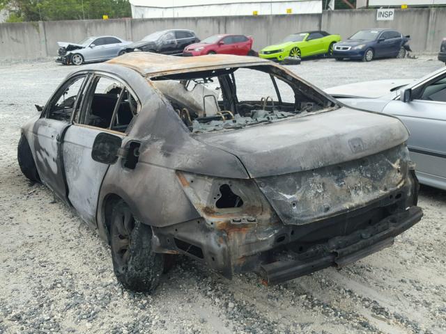 1HGCP26718A161750 - 2008 HONDA ACCORD EX BURN photo 3