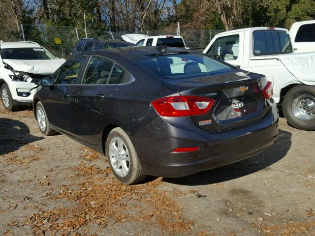 1G1BE5SM8H7176281 - 2017 CHEVROLET CRUZE LT GRAY photo 3