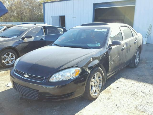 2G1WB58K481266847 - 2008 CHEVROLET IMPALA LS BLACK photo 2