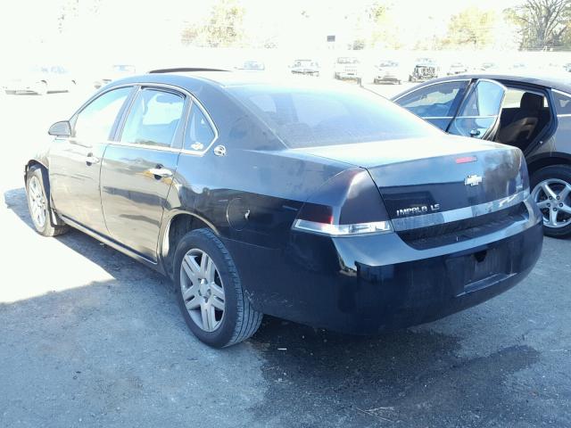 2G1WB58K481266847 - 2008 CHEVROLET IMPALA LS BLACK photo 3