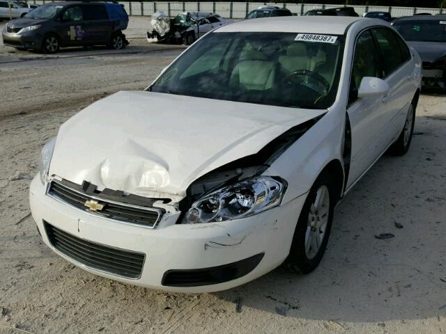 2G1WC58R879179592 - 2007 CHEVROLET IMPALA LT WHITE photo 2