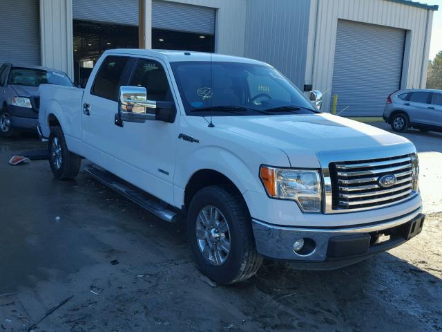 1FTFW1CT6CFA80166 - 2012 FORD F150 SUPER WHITE photo 1