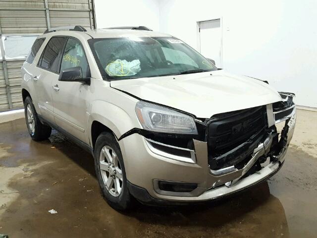 1GKKRPKD9DJ138454 - 2013 GMC ACADIA SLE GOLD photo 1