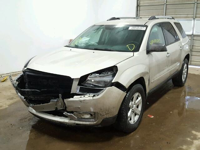 1GKKRPKD9DJ138454 - 2013 GMC ACADIA SLE GOLD photo 2