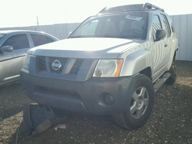 5N1AN08U88C527223 - 2008 NISSAN XTERRA OFF SILVER photo 2