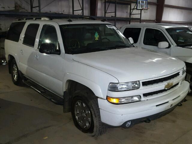 3GNFK16Z35G101009 - 2005 CHEVROLET SUBURBAN K WHITE photo 1