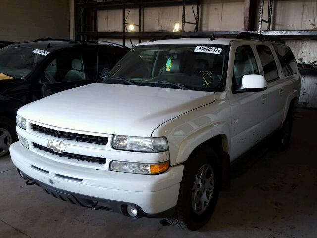 3GNFK16Z35G101009 - 2005 CHEVROLET SUBURBAN K WHITE photo 2