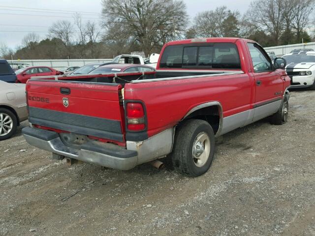 1B7HC16Z51S732541 - 2001 DODGE RAM 1500 RED photo 4