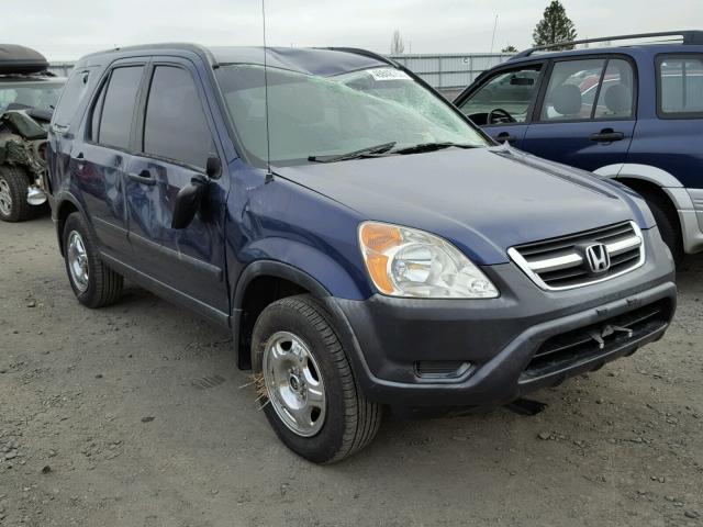 JHLRD78453C030869 - 2003 HONDA CR-V LX BLUE photo 1