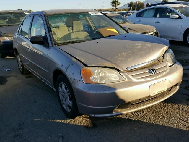 2HGES16562H534905 - 2002 HONDA CIVIC LX BEIGE photo 1