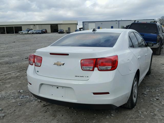 1G11B5SL4EF237638 - 2014 CHEVROLET MALIBU LS WHITE photo 4