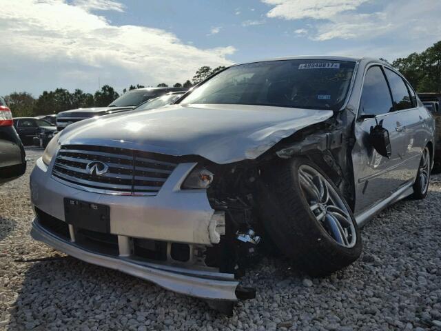 JNKAY01E76M103178 - 2006 INFINITI M35 BASE SILVER photo 2