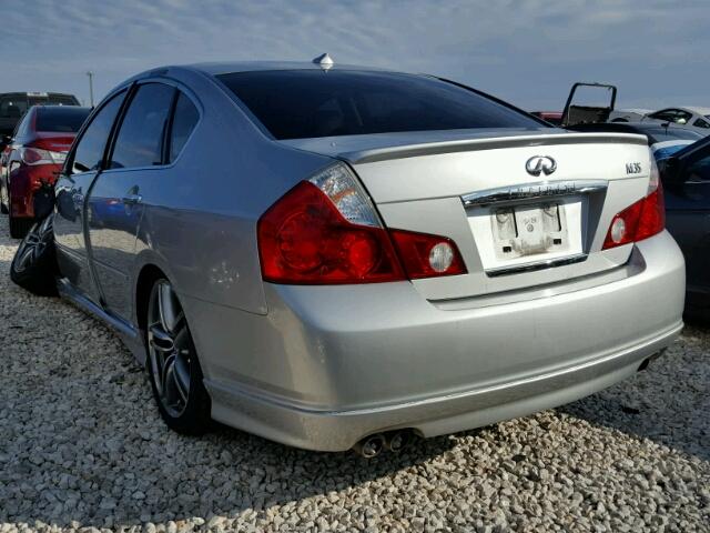 JNKAY01E76M103178 - 2006 INFINITI M35 BASE SILVER photo 3