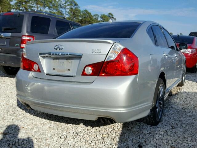 JNKAY01E76M103178 - 2006 INFINITI M35 BASE SILVER photo 4