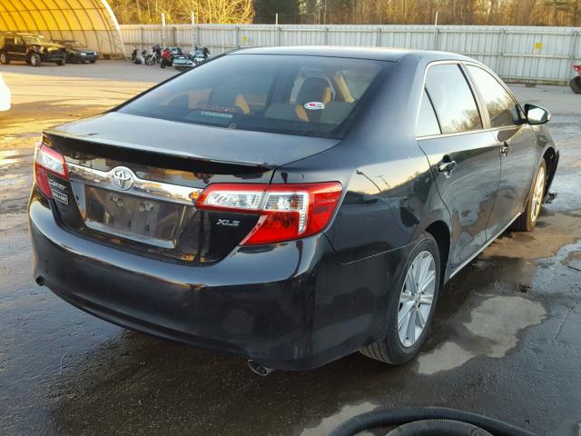 4T1BF1FK5CU510245 - 2012 TOYOTA CAMRY BASE BLACK photo 4