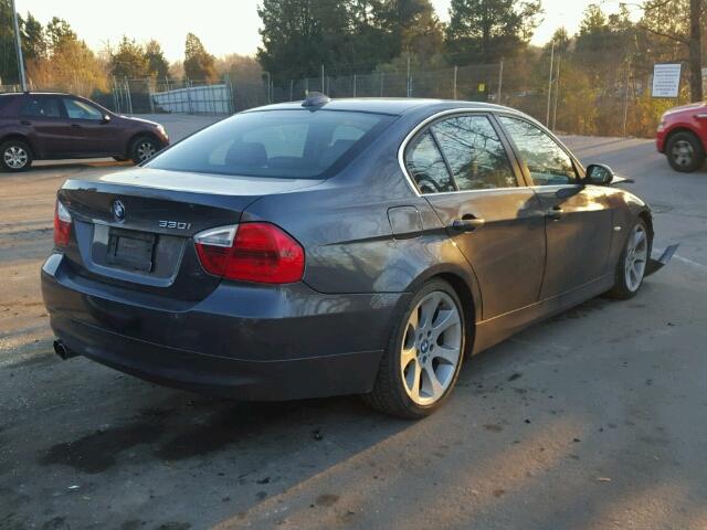 WBAVB335X6PS05461 - 2006 BMW 330 I BLACK photo 4