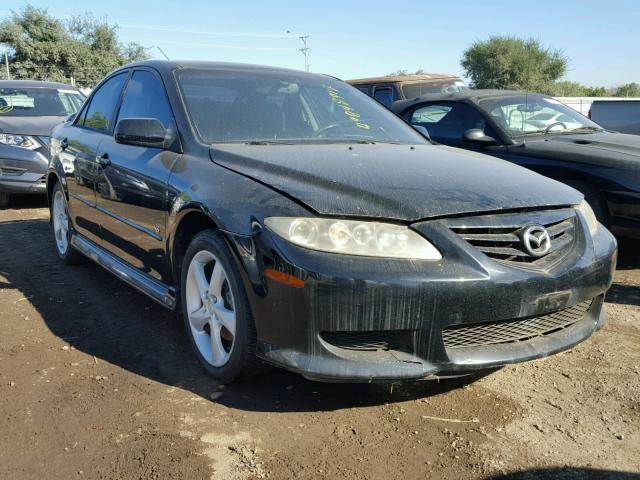 1YVHP80D655M11178 - 2005 MAZDA 6 S BLACK photo 1