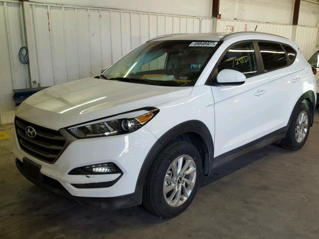 KM8J3CA45GU238388 - 2016 HYUNDAI TUCSON LIM WHITE photo 2