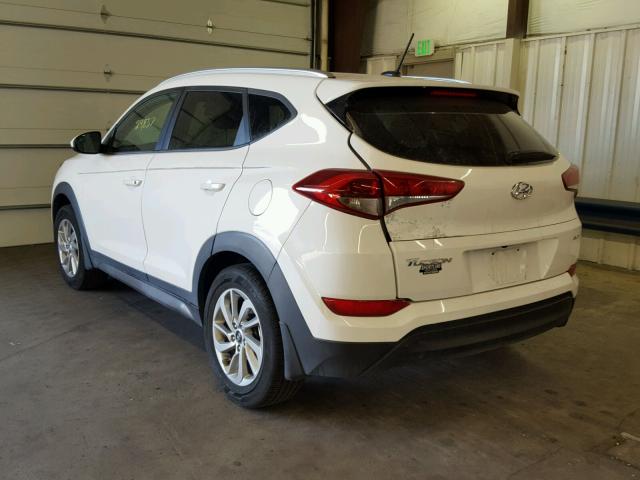 KM8J3CA45GU238388 - 2016 HYUNDAI TUCSON LIM WHITE photo 3