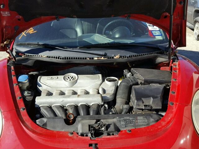 3VWPW3AG6AM009050 - 2010 VOLKSWAGEN NEW BEETLE წითელი ფოტო 7