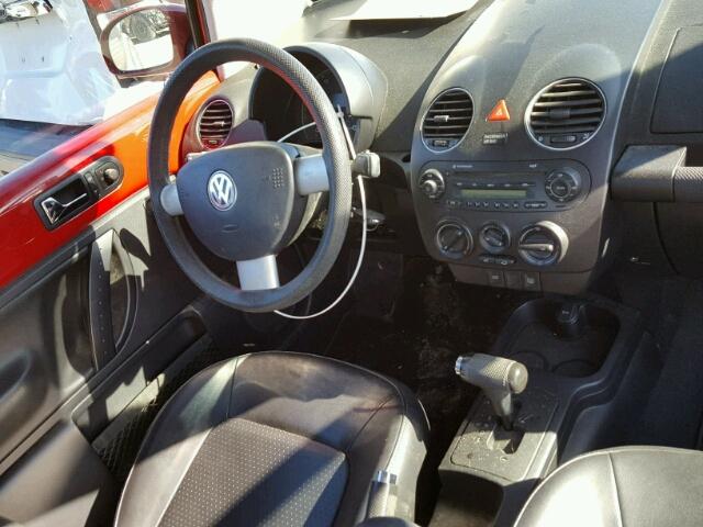 3VWPW3AG6AM009050 - 2010 VOLKSWAGEN NEW BEETLE წითელი ფოტო 9