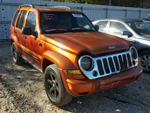 1J4GK58K05W600060 - 2005 JEEP LIBERTY LI ORANGE photo 1