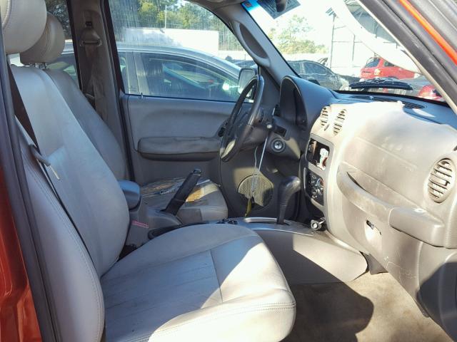 1J4GK58K05W600060 - 2005 JEEP LIBERTY LI ORANGE photo 5