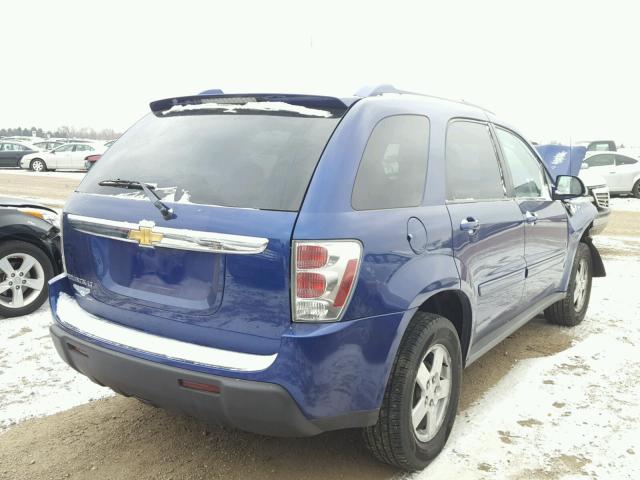 2CNDL63F666048836 - 2006 CHEVROLET EQUINOX LT BLUE photo 4