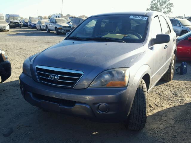 KNDJD736175680330 - 2007 KIA SORENTO EX GRAY photo 2