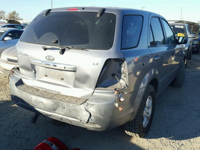 KNDJD736175680330 - 2007 KIA SORENTO EX GRAY photo 4