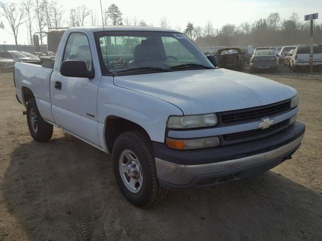 1GCEK14W21Z172063 - 2001 CHEVROLET SILVERADO WHITE photo 1