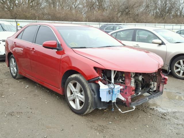 4T1BF1FK6EU823825 - 2014 TOYOTA CAMRY L RED photo 1