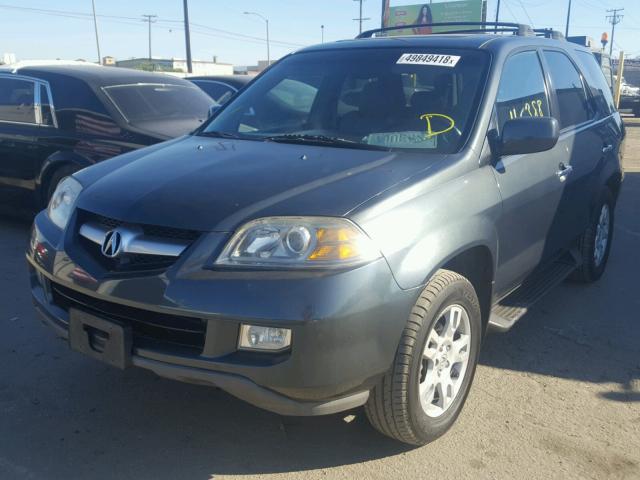 2HNYD18674H501047 - 2004 ACURA MDX TOURIN GRAY photo 2