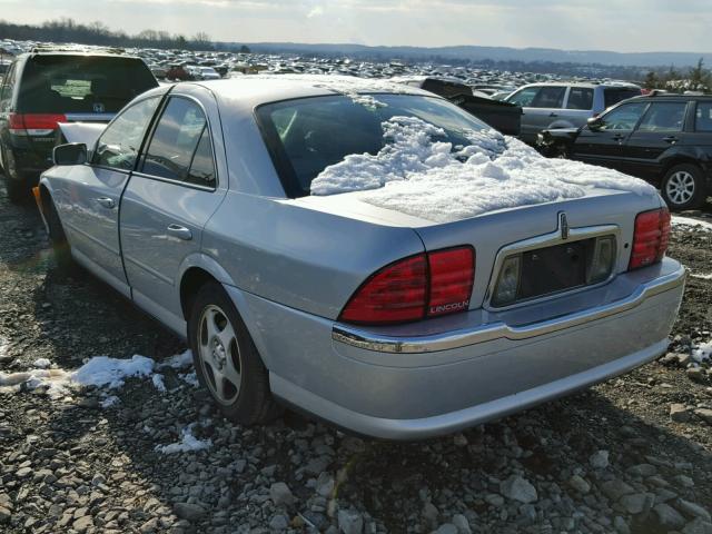 1LNHM86S1YY793395 - 2000 LINCOLN LS SILVER photo 3