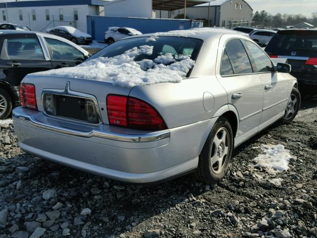 1LNHM86S1YY793395 - 2000 LINCOLN LS SILVER photo 4